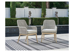 Seton Creek Outdoor Dining Arm Chair (Set of 2)