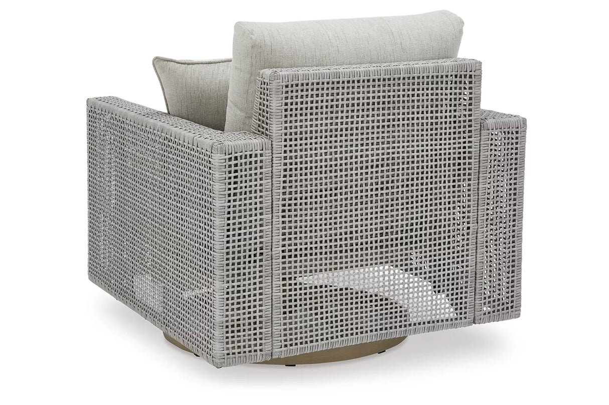 Seton Creek Outdoor Swivel Lounge with Cushion