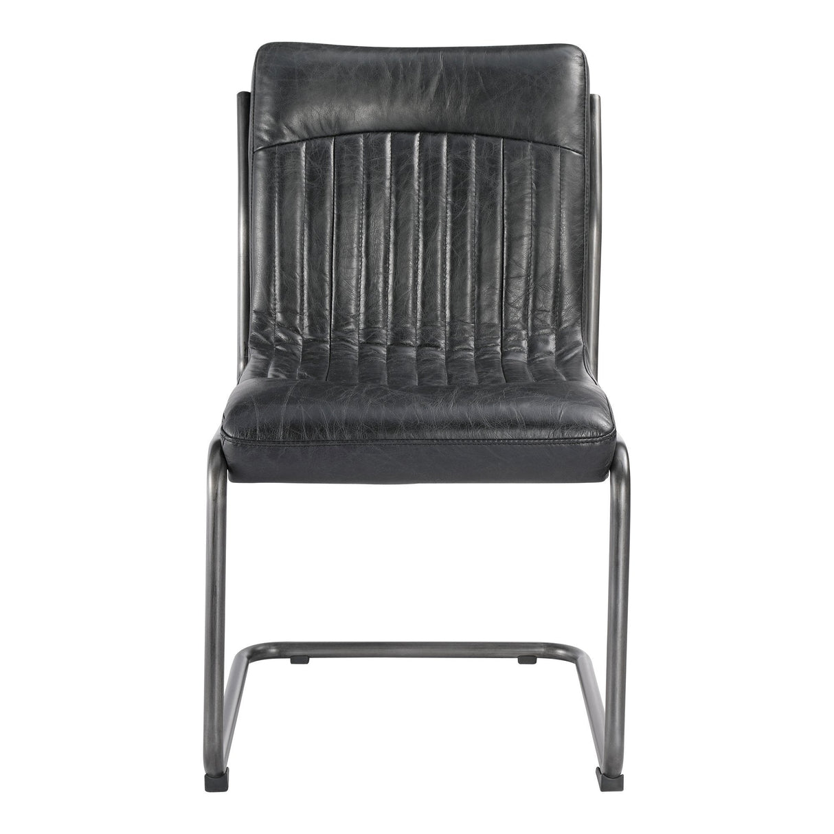 Ansel Dining Chair Onyx Black Leather-M2