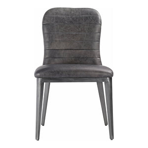 Shelton Dining Chair Nimbus Black Leather-M2