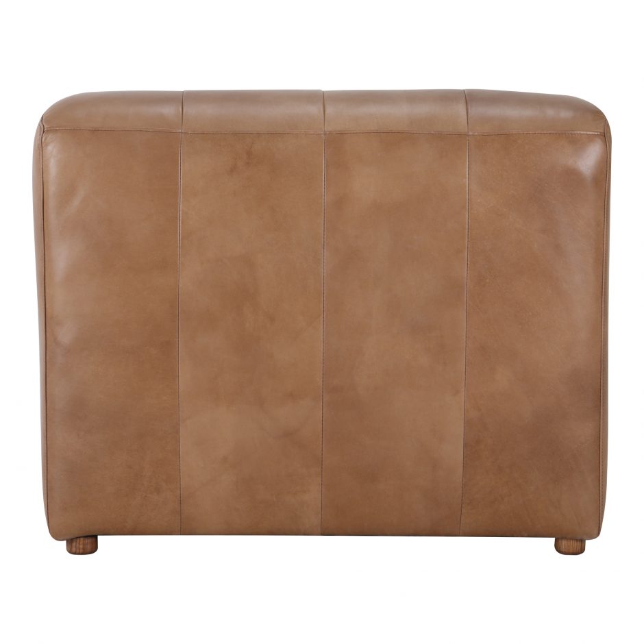 Ramsay Leather Slipper Chair Tan