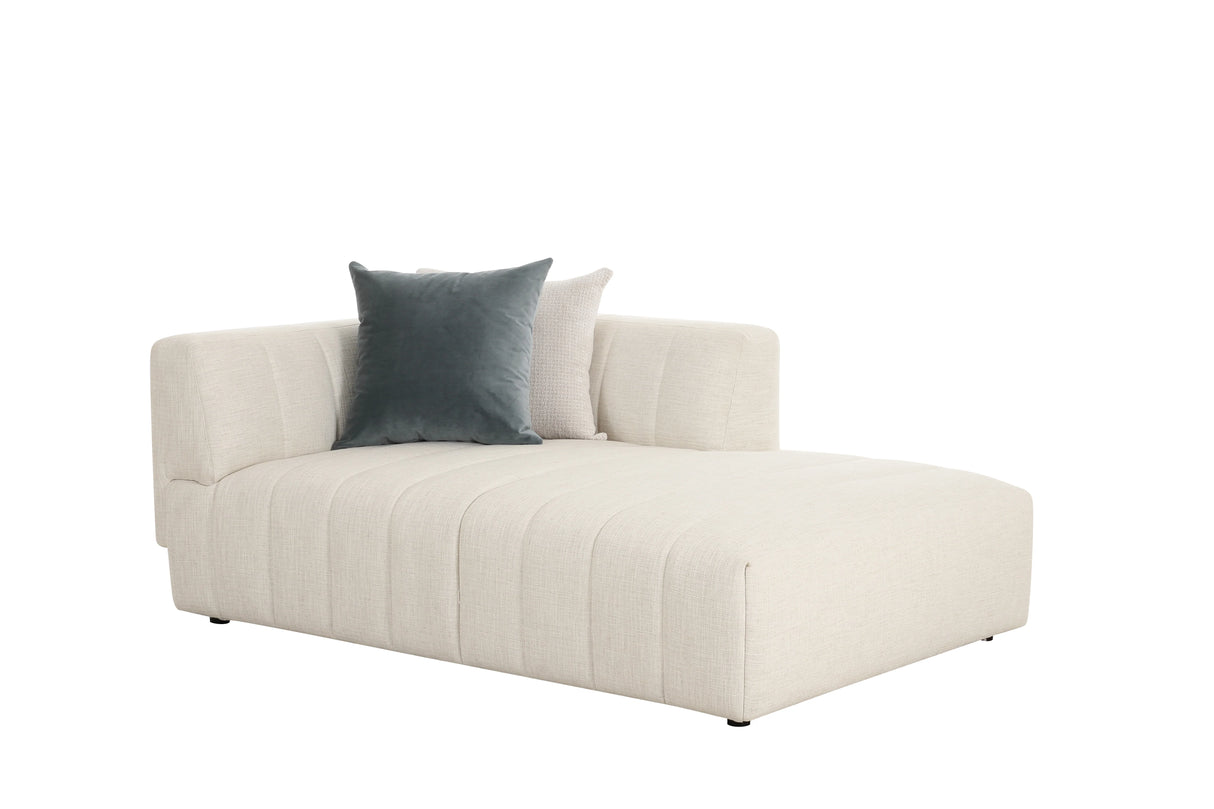 Eren White Right Arm Chaise