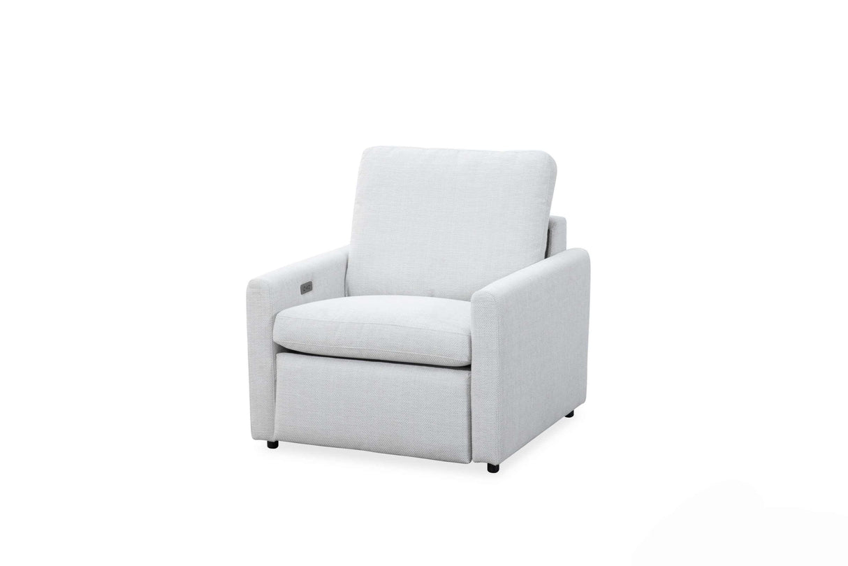Roots Comfort Grey Power Recliner