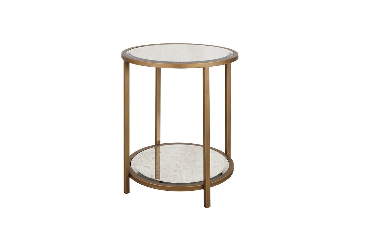 Glass Elegance Round Side table