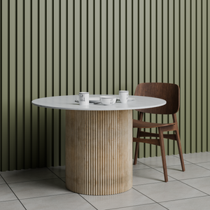 Ribbed Round Dining table