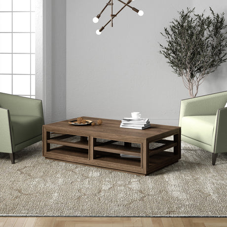 Bastian Brown Coffee Table