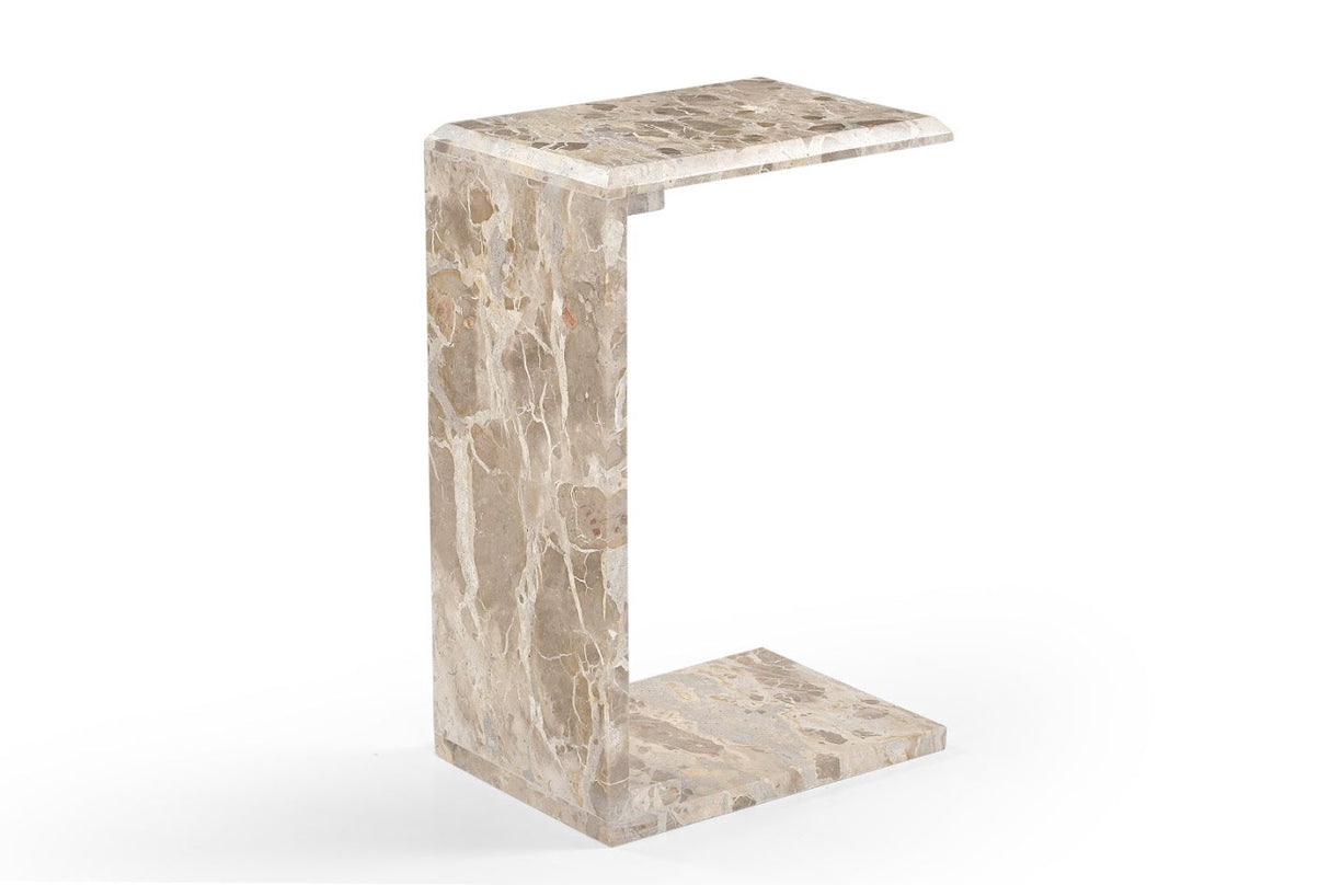 Enid MARBLE C TABLE Beige