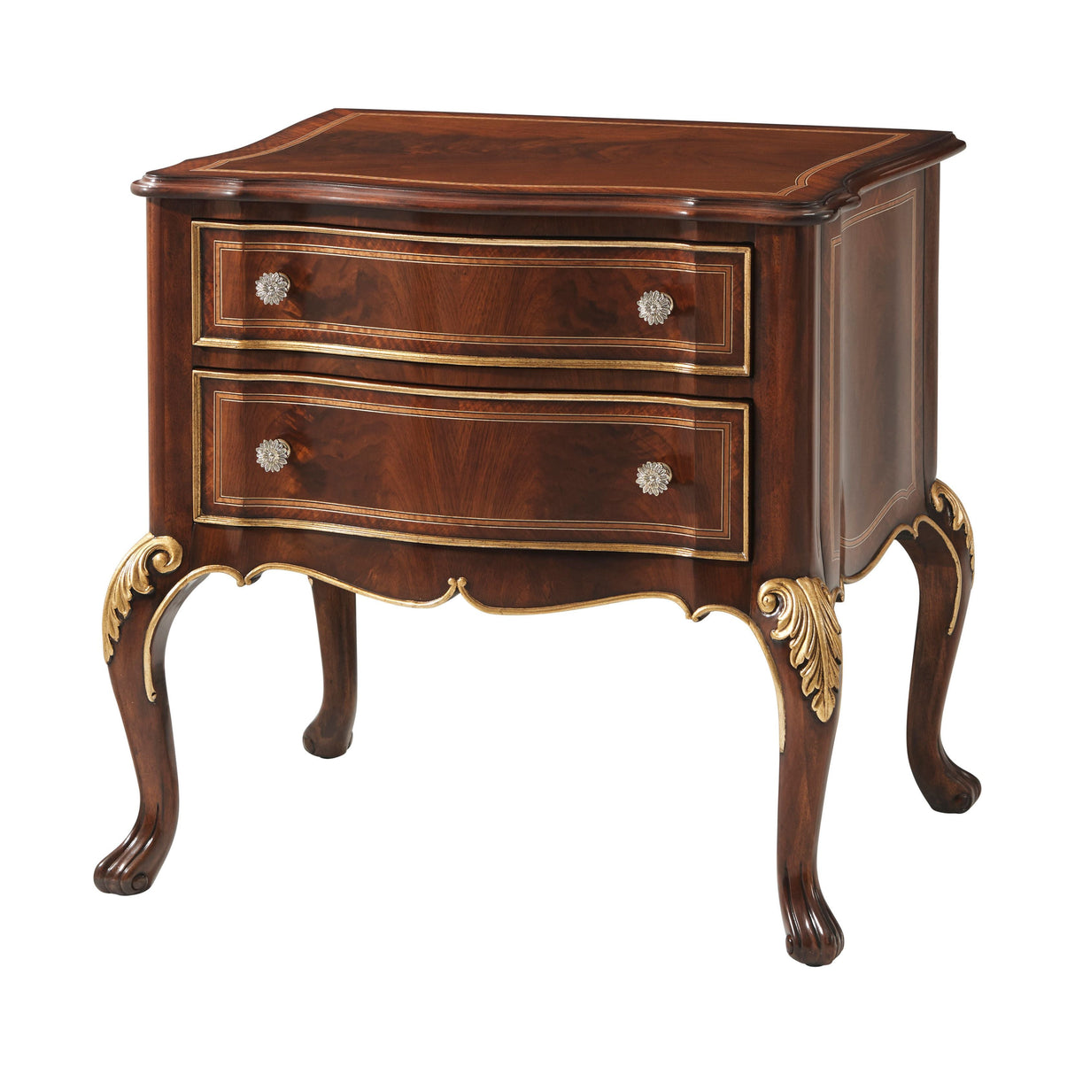 Stephen Church - Neville Gilt Nightstand