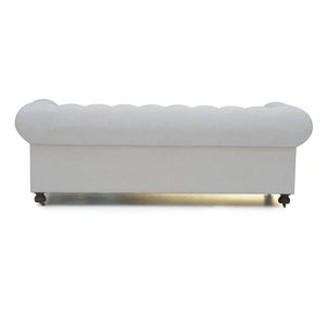 Olivia Tufted Beige Sofa Set