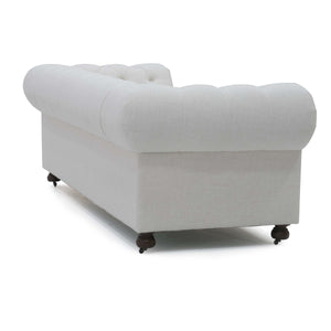 Olivia Tufted Beige Sofa (236Cm)