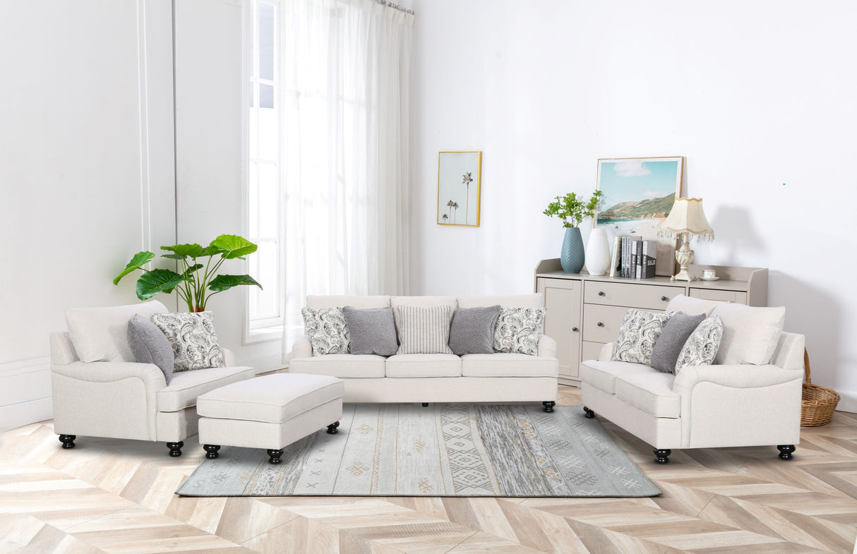 Denise Beige Sofa