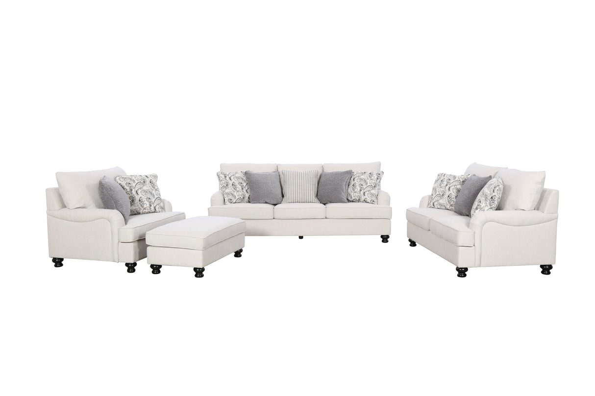 Denise Beige Sofa Set