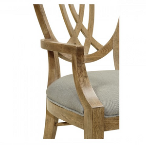 Cambridge Collection - Shield Back English Brown Oak Dining Arm Chair