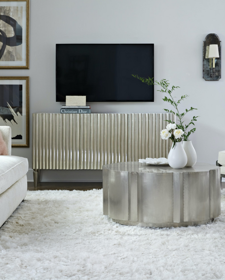 German Silver Entertainment Console