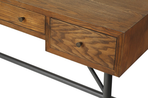 Nolan Burnished Oak Desk