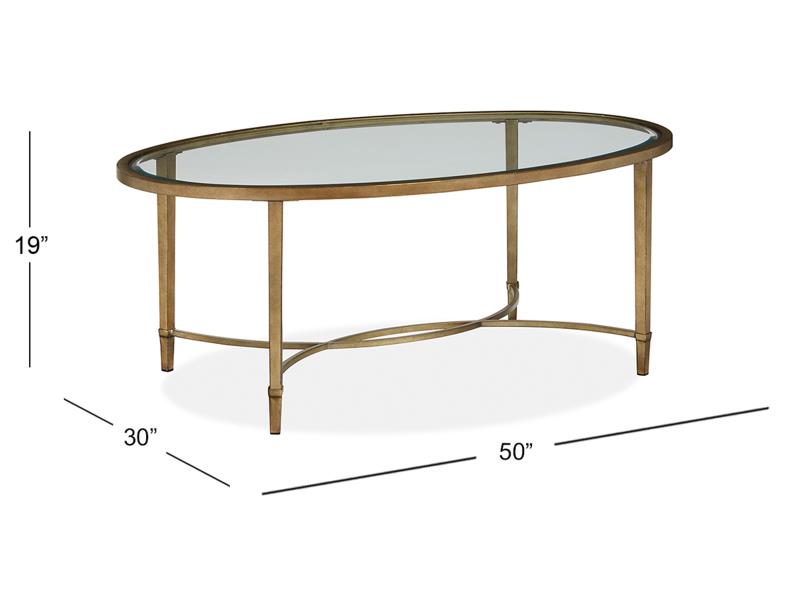 Oval Cocktail Table