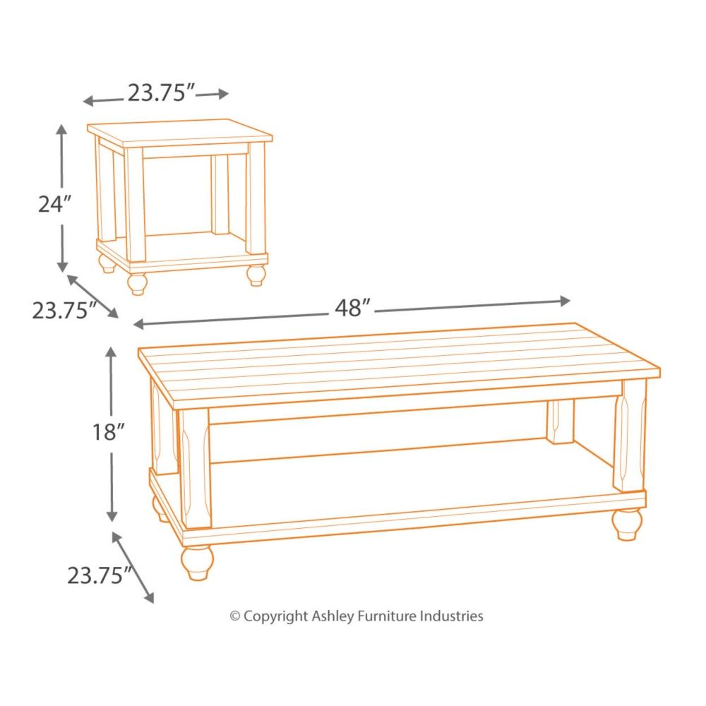 OCCASIONAL TABLE SET (3/CN)