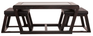 Kelton Coffee Table with Nesting Stools