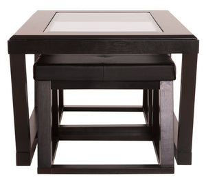 Kelton Coffee Table with Nesting Stools