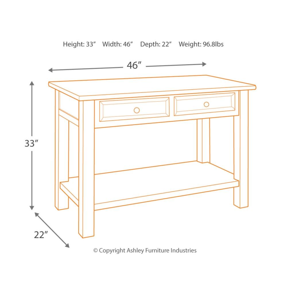 Tyler Creek Sofa/Console Table