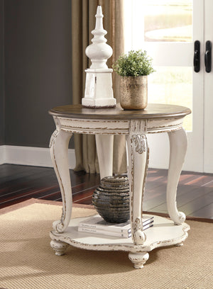 ROUND END TABLE