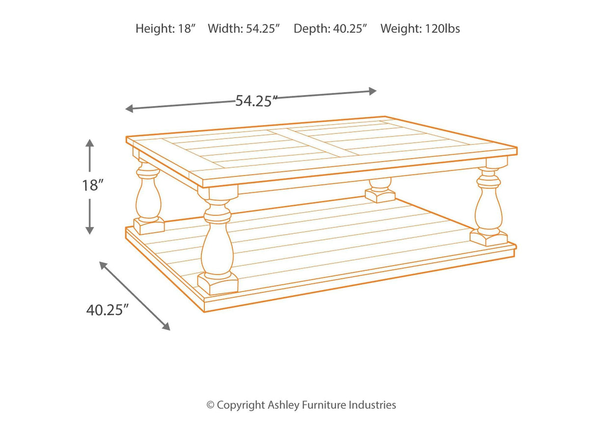 Mallacar Occasional Table Set(1xT880-1 + 2xT880-3)