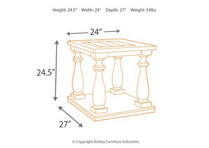 Mallacar Occasional Table Set(1xT880-1 + 2xT880-3)