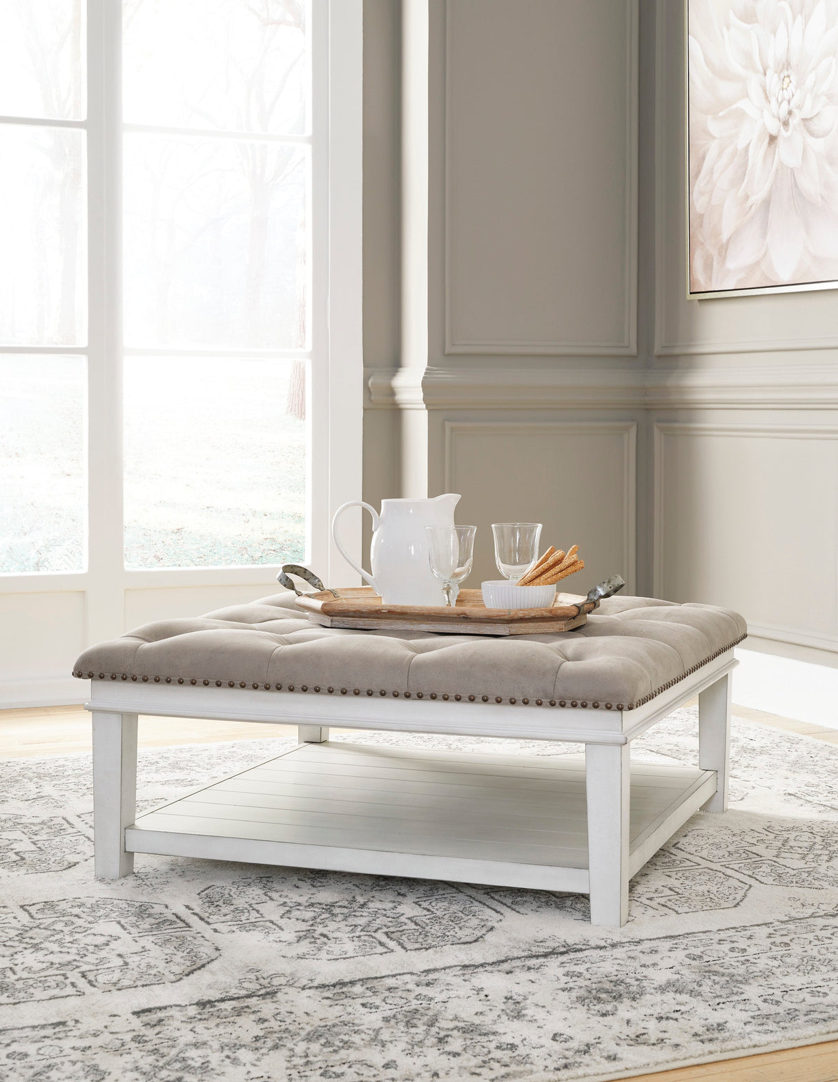 Kanwyn Upholstered Ottoman Coffee Table