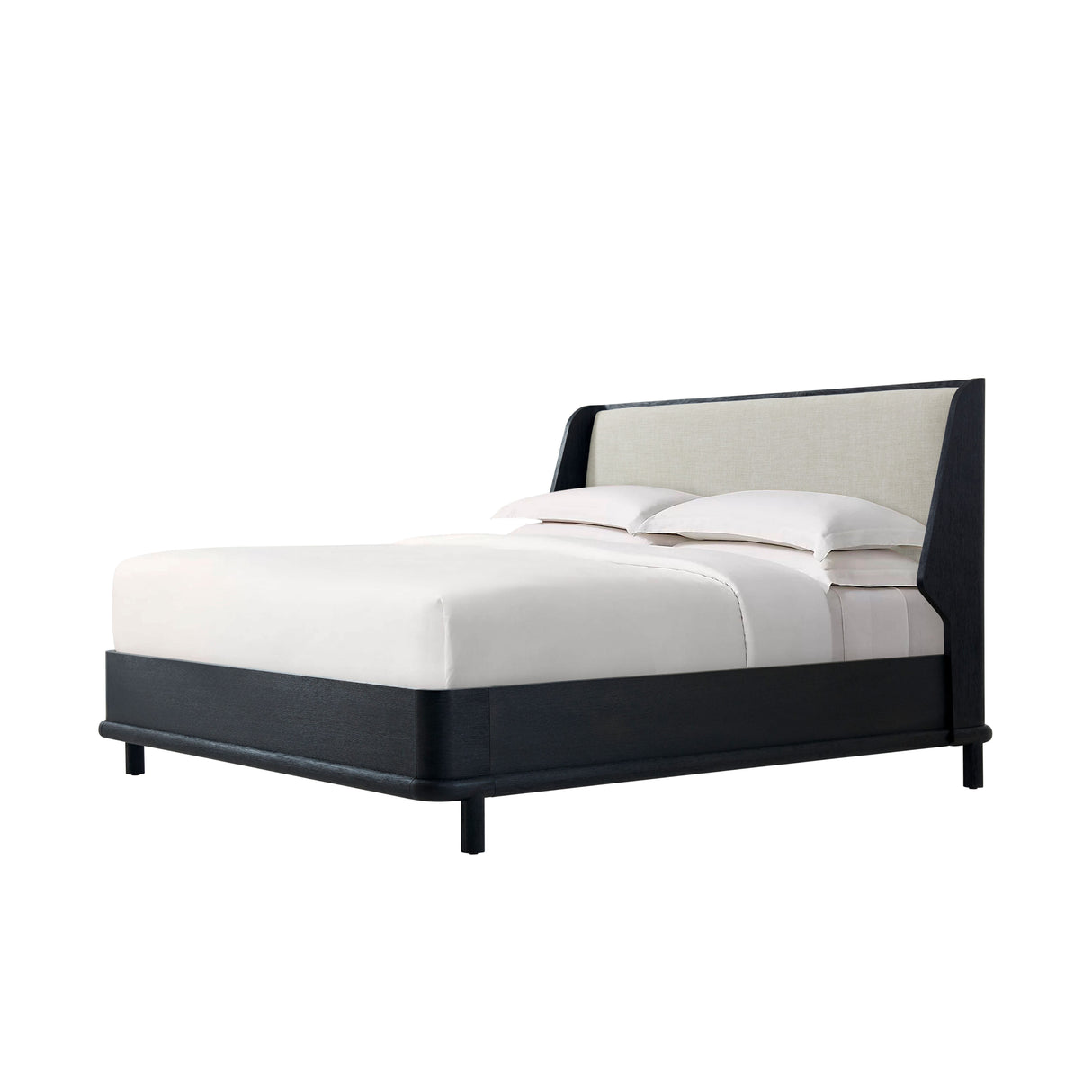 Repose - Repose Wooden With Upholstered Headboard US King Bed