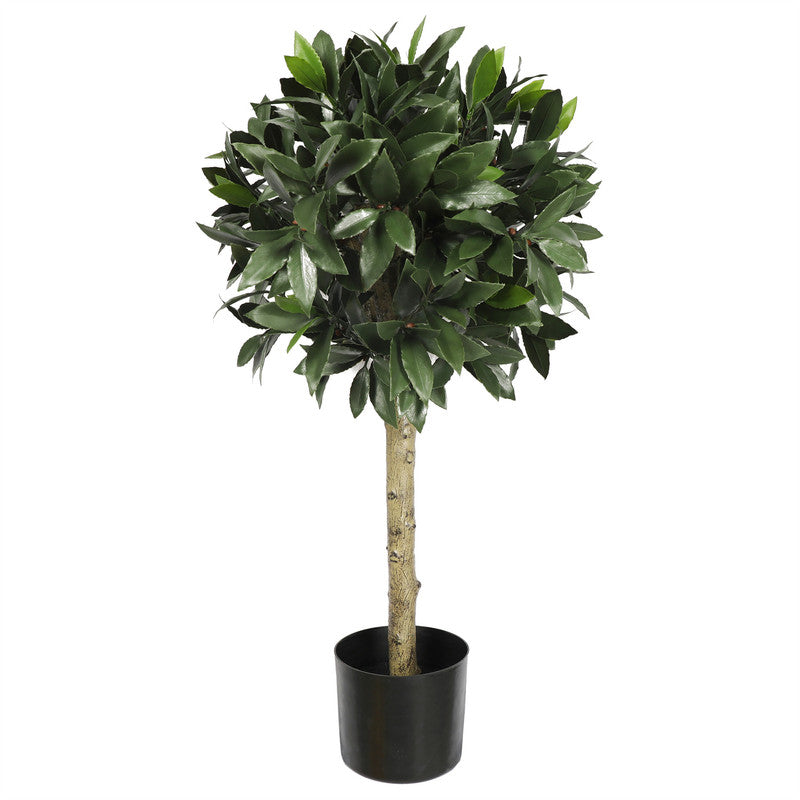 Artificial Bay Laurel Ball Tree 90CM