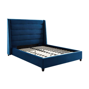 Koah Navy Velvet Bed in Queen