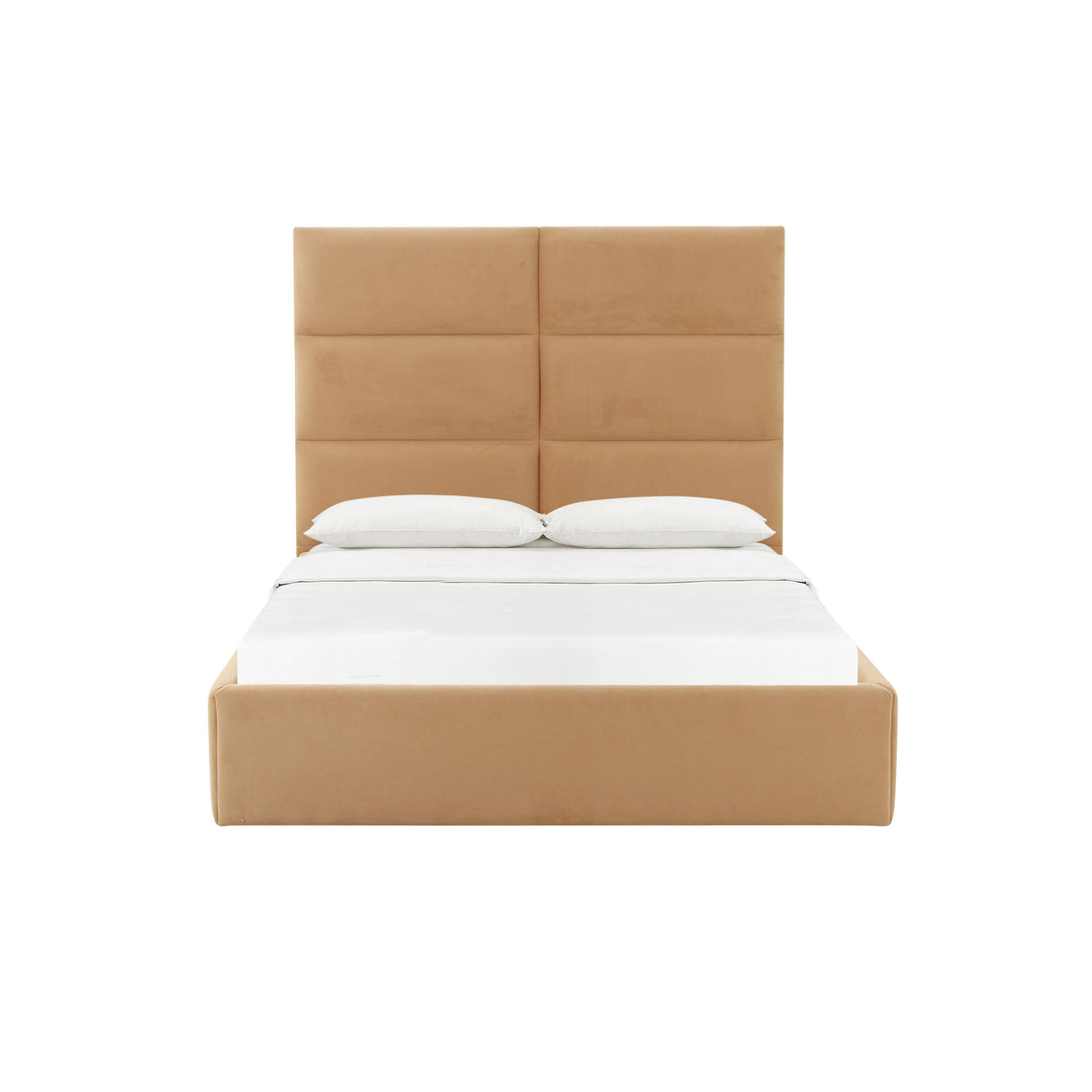 Eliana Honey Velvet King Bed