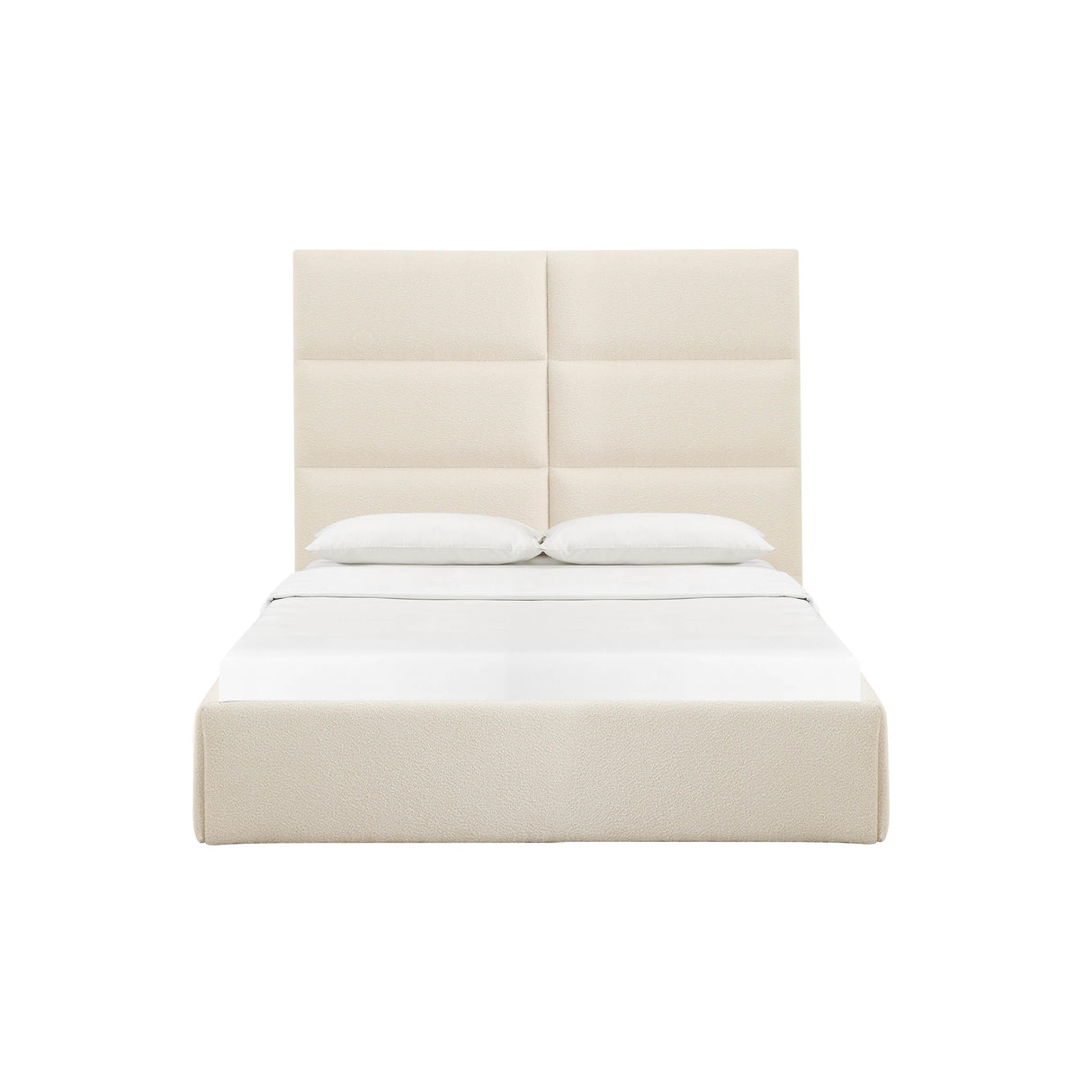 Eliana Cream Boucle Queen Bed