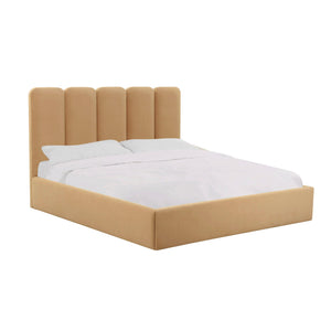 Palani Honey Velvet King Bed