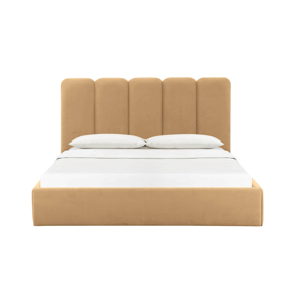 Palani Honey Velvet King Bed