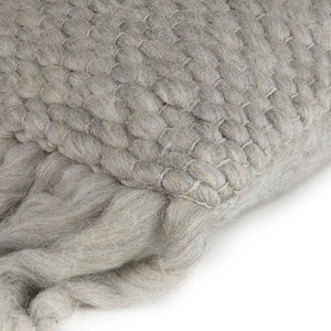 Afrino Wool Grey Pillow