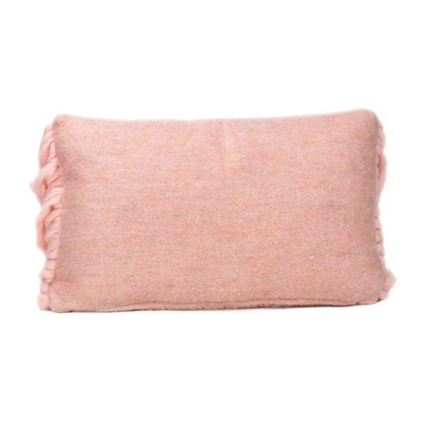 Afrino Wool Blush Pillow