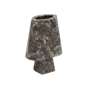 Samma Grey Marble Vase - Medium