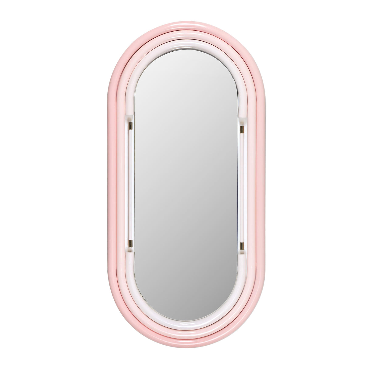 Neon Large Wall Mirror in Pink