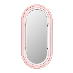 Neon Large Wall Mirror in Pink