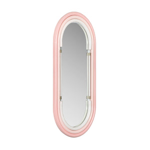 Neon Large Wall Mirror in Pink