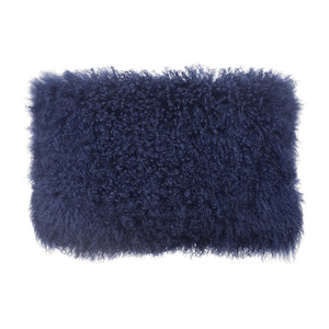 Tibetan Sheep Long Blue Pillow