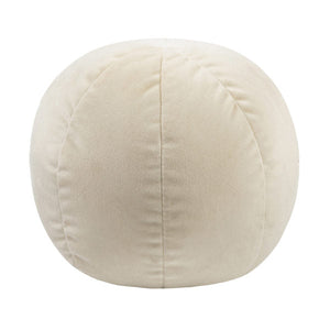 Boba 14" Cream Velvet Pillow