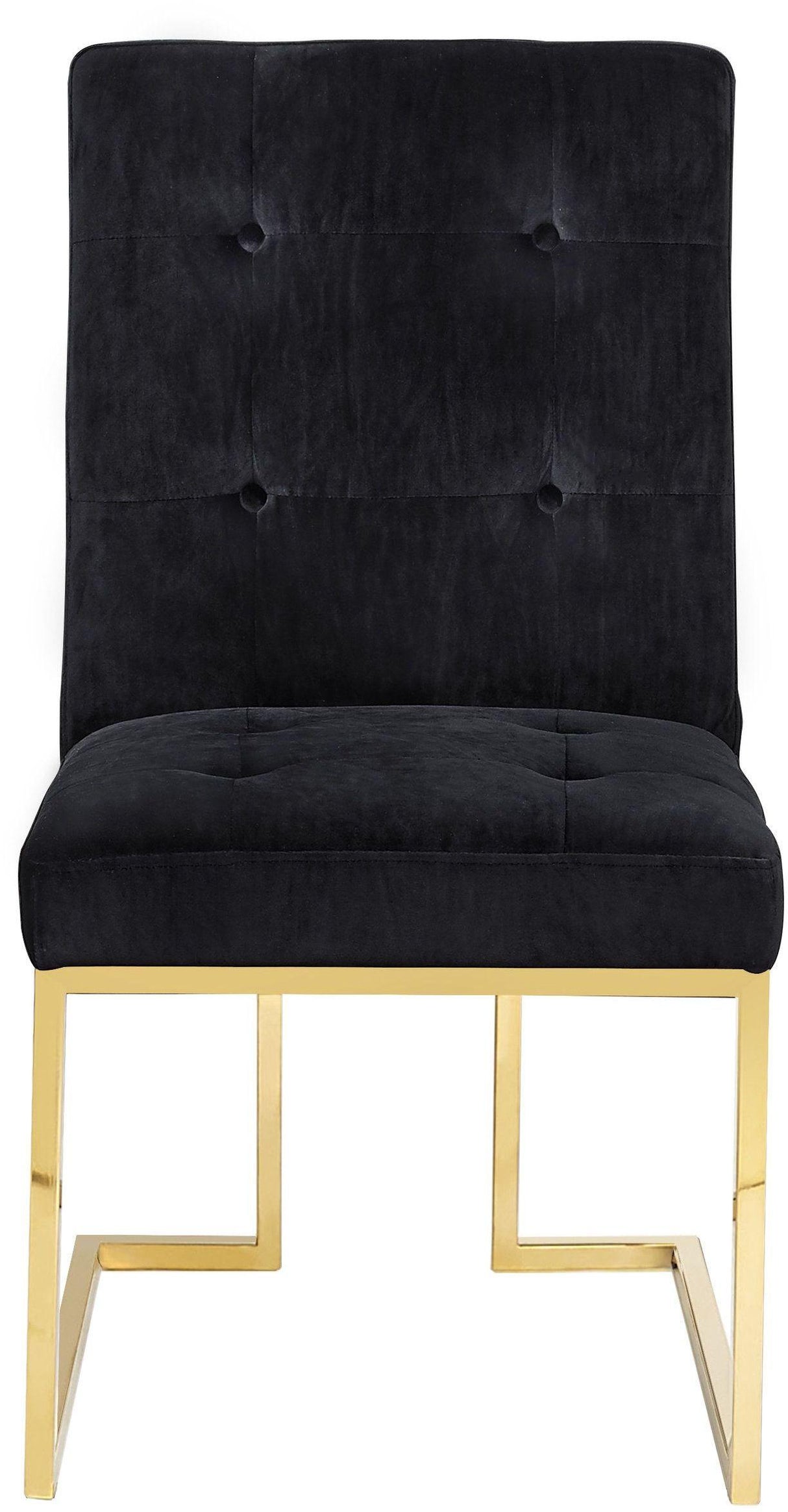 AKIKO BLACK VELVET CHAIR