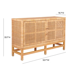 Amara Natural Woven Rattan Buffet