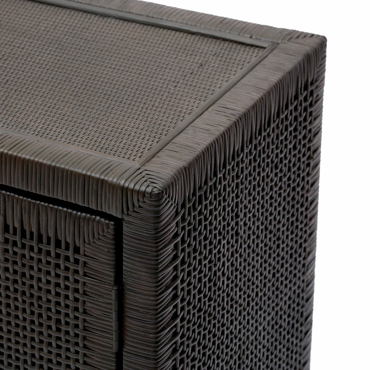 Amara Charcoal Woven Rattan Buffet