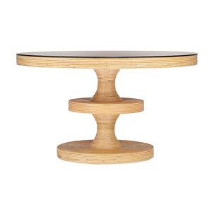 Apollonia Natural Rattan Round Dining Table