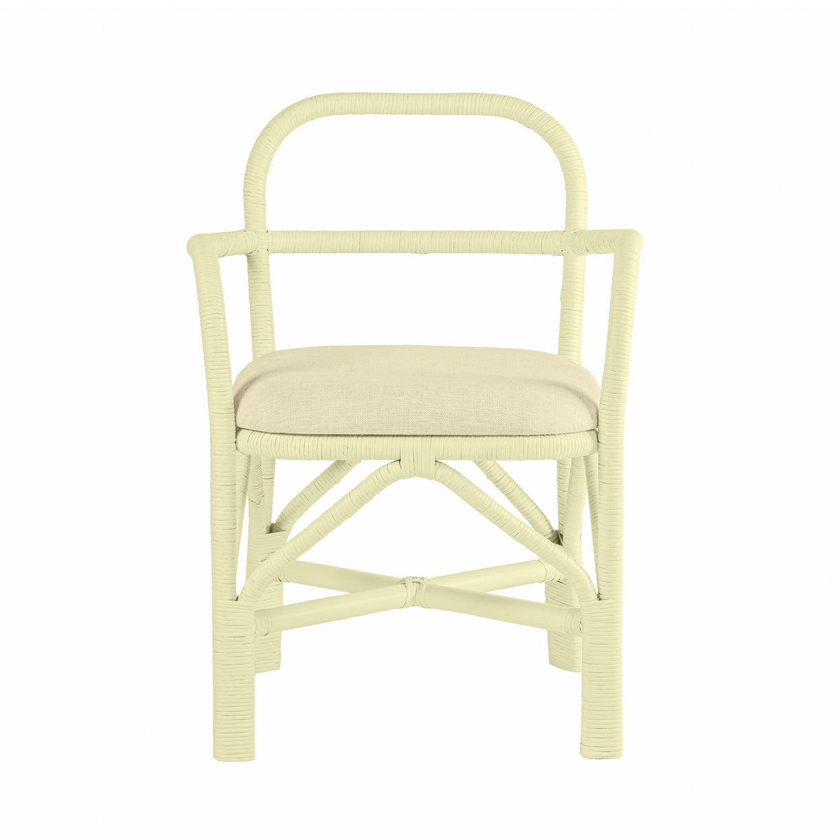 Ginny Cream Rattan Dining Chair