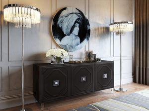 Andros Black Lacquer Buffet