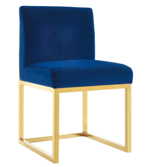 Haute Navy Velvet Chair